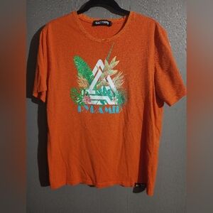 Orange Black Pyramid Tshirt